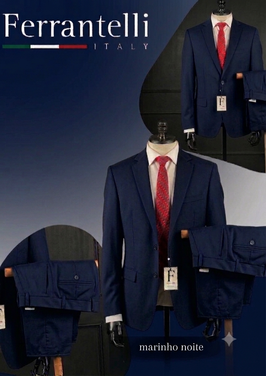 Costume Microfibra Lapela Notch