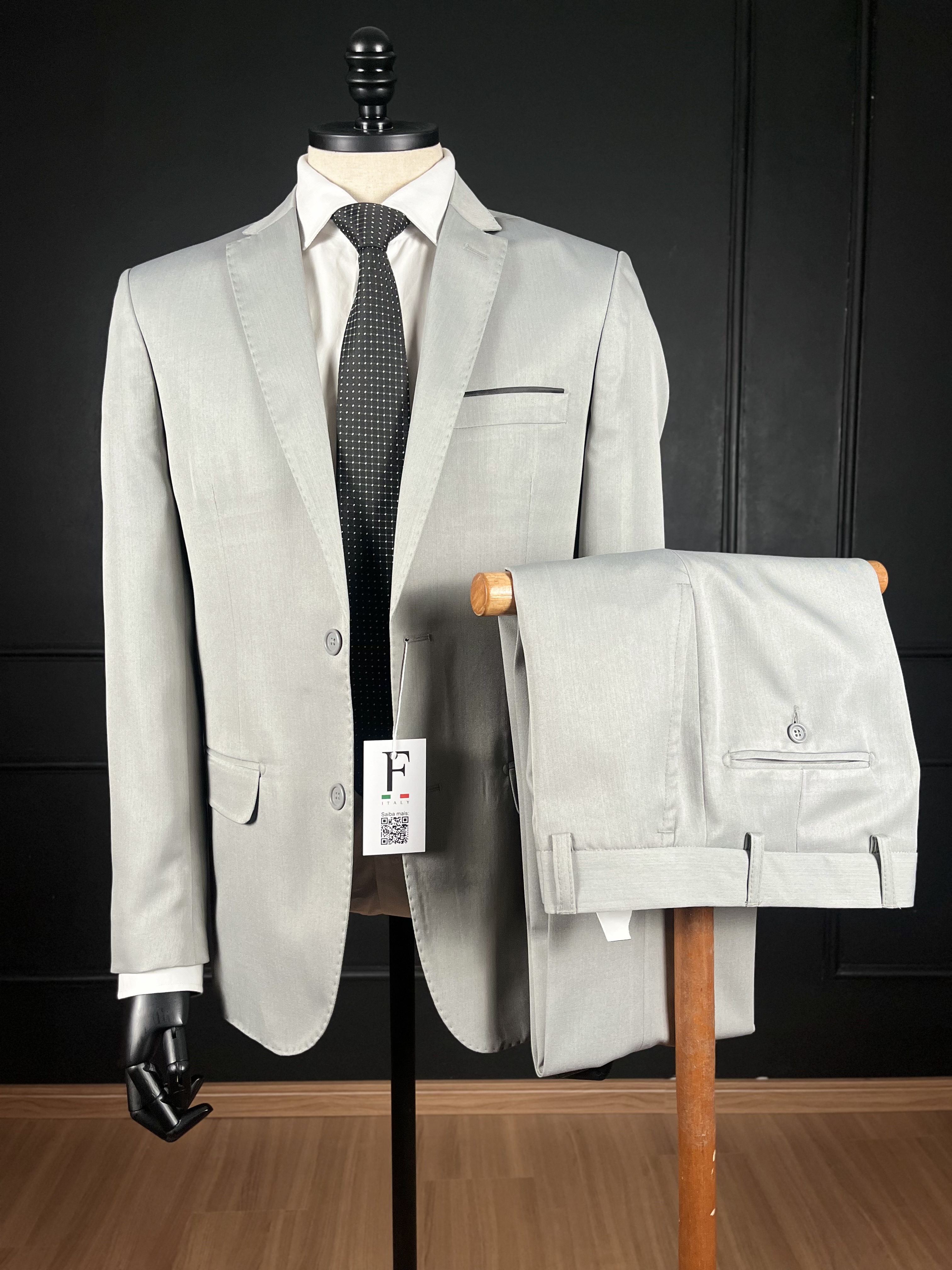 Costume Poliviscose Lapela Notch