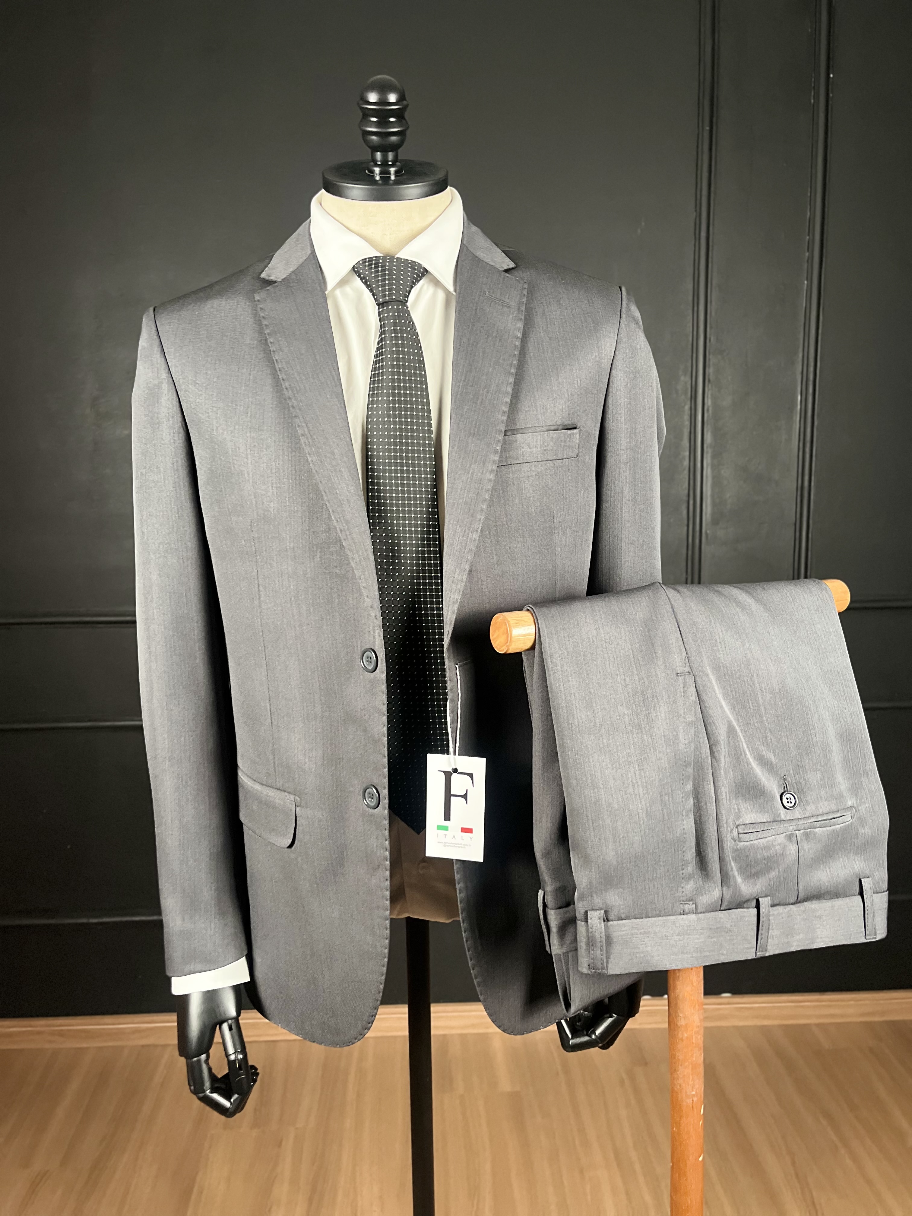 Costume Poliviscose Lapela Notch